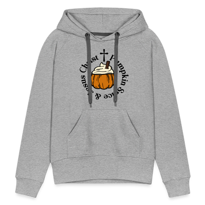 Women’s Premium Hoodie pumpkin spice hoodie - heather grey