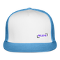 Trucker Cap casual, street, fishing, hunting hat - white/blue