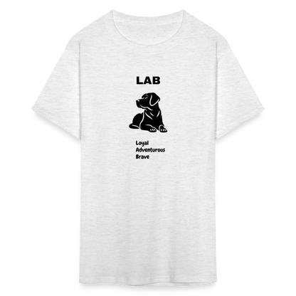 Unisex Classic T-Shirt lab dog lover shirt - light heather gray