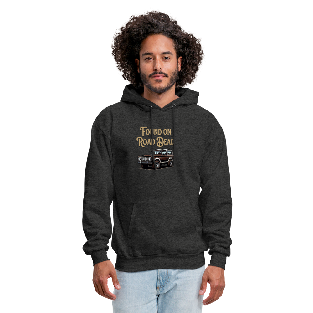 Men's Hoodie Ford Hoodie Found on Road Dead - charcoal grey