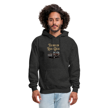 Men's Hoodie Ford Hoodie Found on Road Dead - charcoal grey