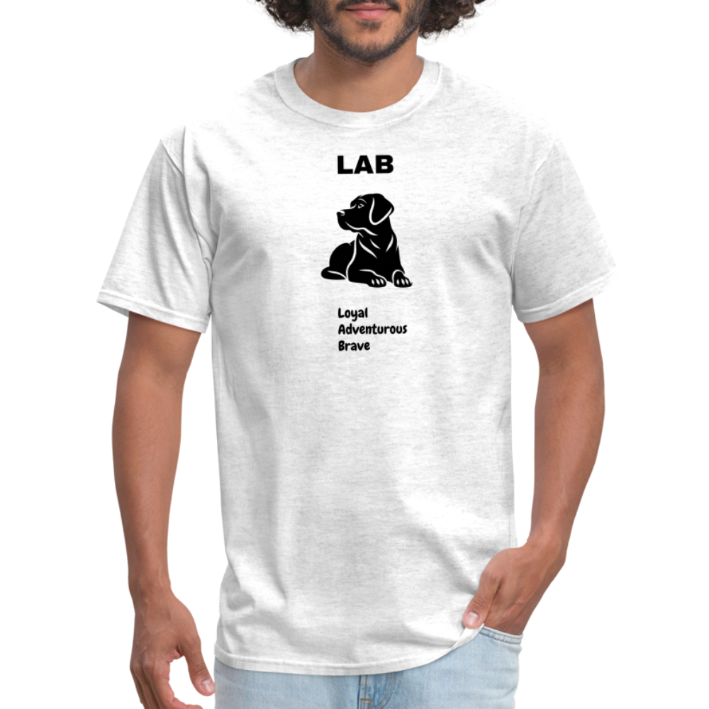 Unisex Classic T-Shirt lab dog lover shirt - light heather gray