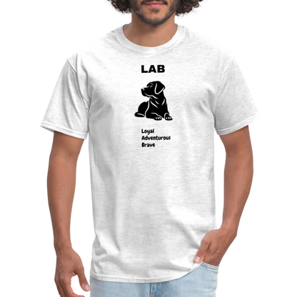 Unisex Classic T-Shirt lab dog lover shirt - light heather gray