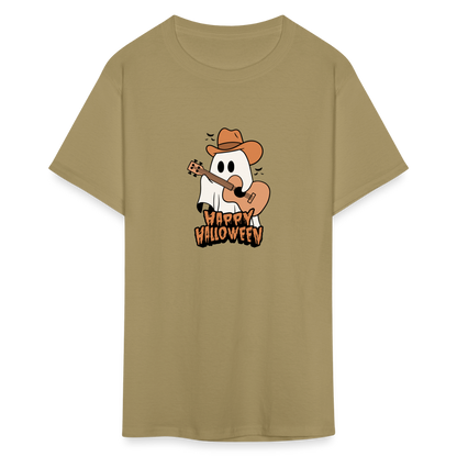 Unisex Classic T-Shirt happy halloween guitar shirt - khaki