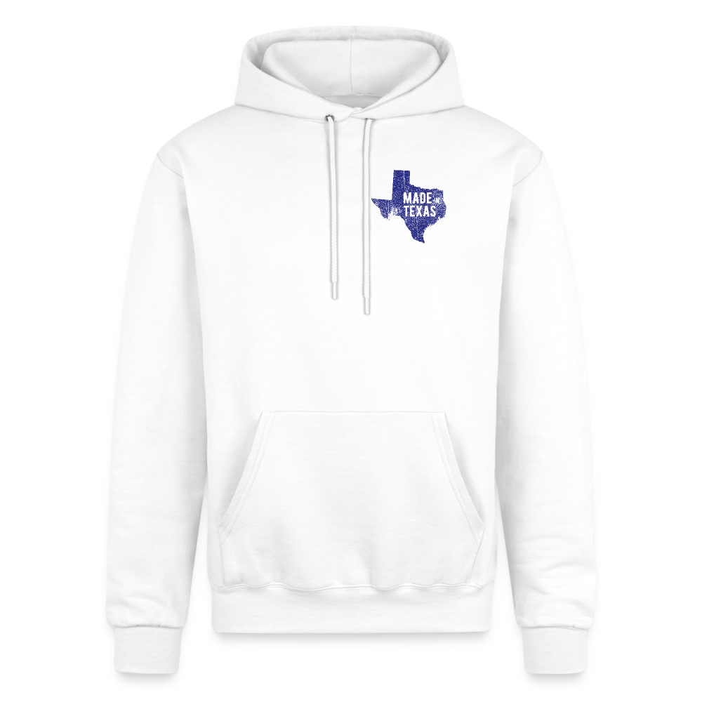 Champion Unisex Powerblend Hoodie Texas - white