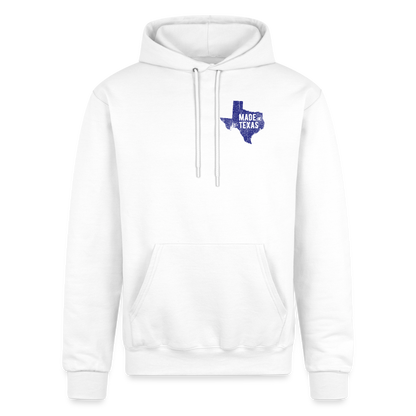 Champion Unisex Powerblend Hoodie Texas - white