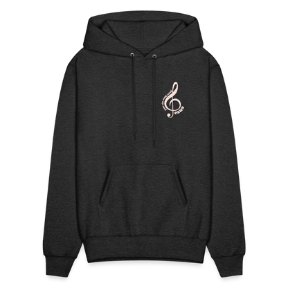 Men's Hoodie music Jesus is the song that I sing - charcoal grey