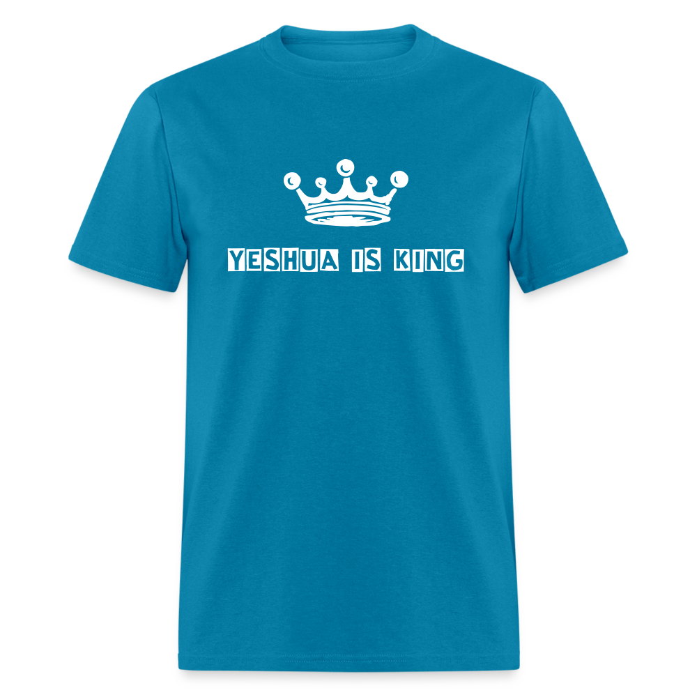 Unisex Classic T-Shirt Yeshua is King - turquoise