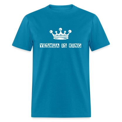 Unisex Classic T-Shirt Yeshua is King - turquoise