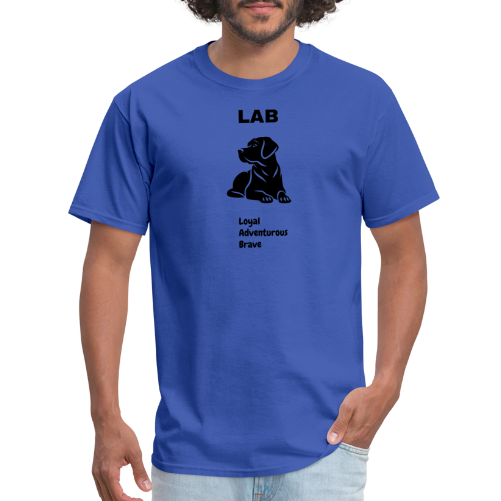 Unisex Classic T-Shirt lab dog lover shirt - royal blue