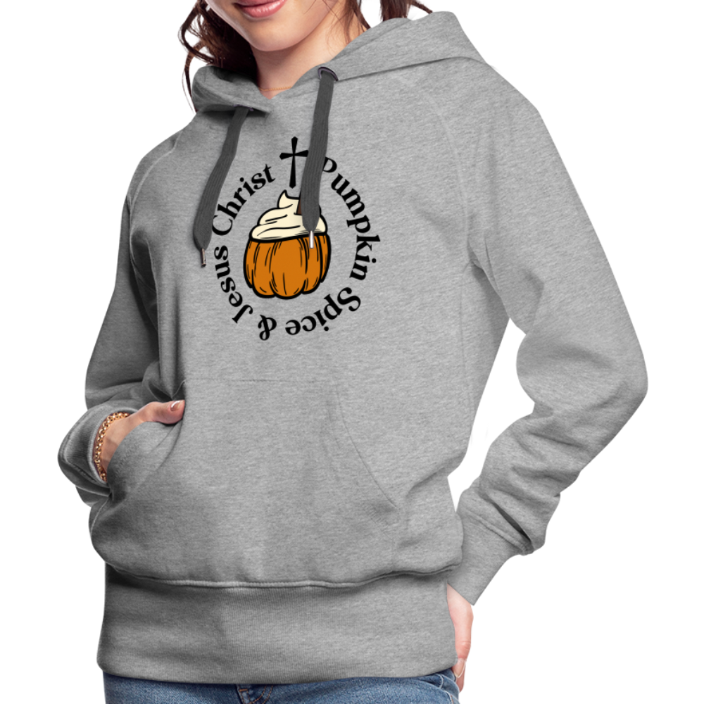 Women’s Premium Hoodie pumpkin spice hoodie - heather grey