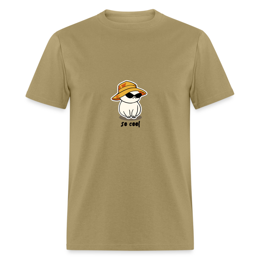 Unisex Classic T-Shirt cat so cool - khaki