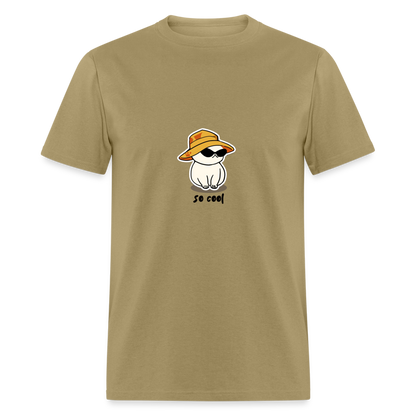 Unisex Classic T-Shirt cat so cool - khaki