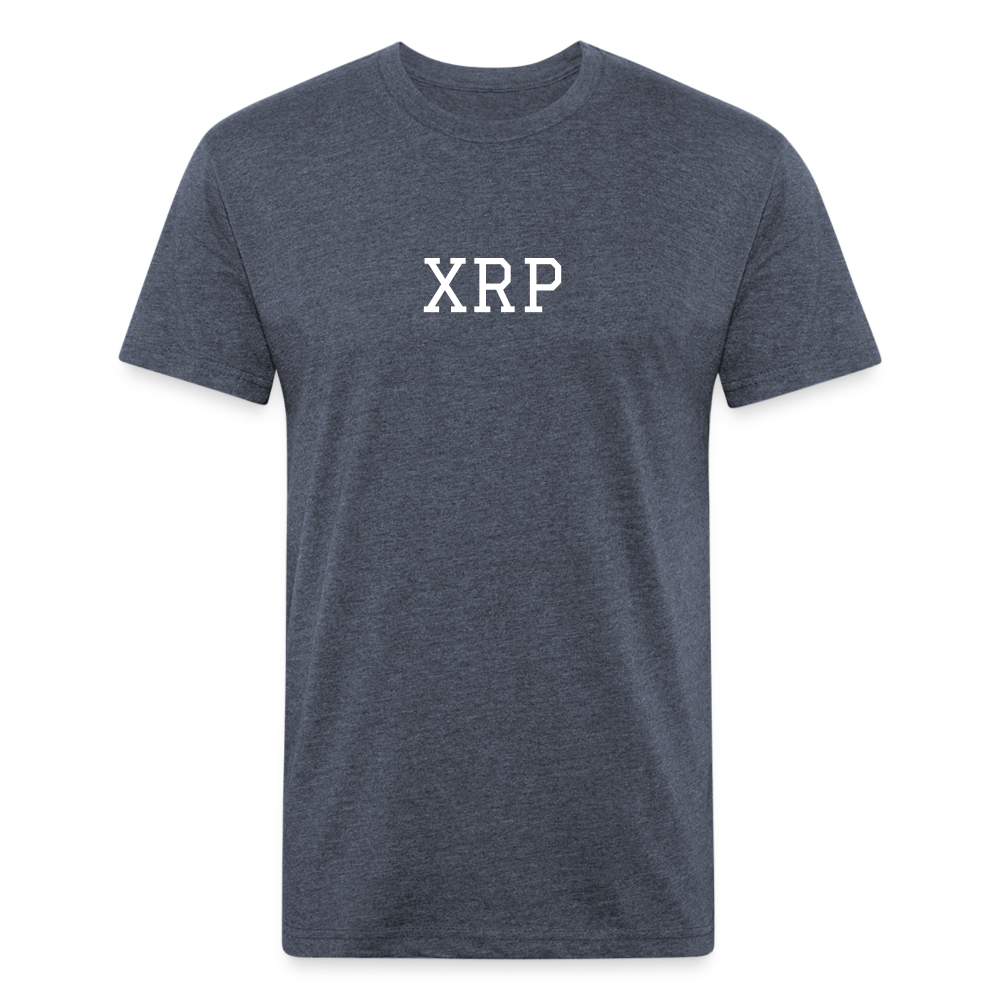 Fitted Cotton/Poly T-Shirt by Next Level XRP shirt - heather navy