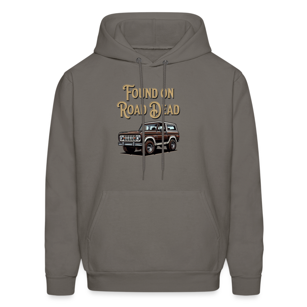 Men's Hoodie Ford Hoodie Found on Road Dead - asphalt gray