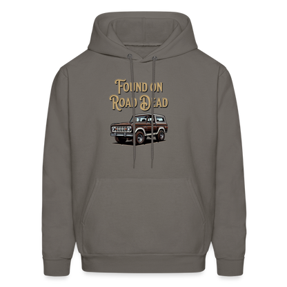 Men's Hoodie Ford Hoodie Found on Road Dead - asphalt gray