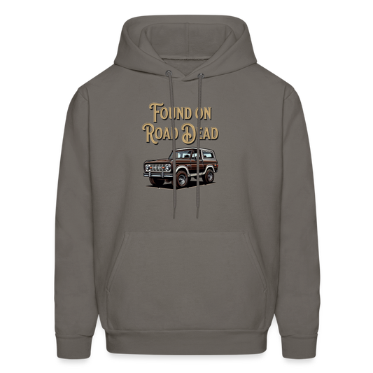 Men's Hoodie Ford Hoodie Found on Road Dead - asphalt gray