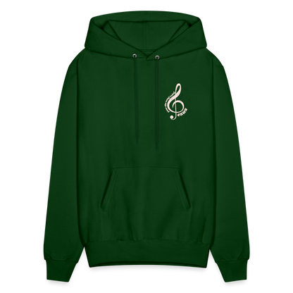 Men's Hoodie music Jesus is the song that I sing - forest green