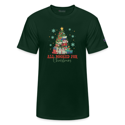 Champion Unisex T-Shirt Christmas Shirt - Dark Green