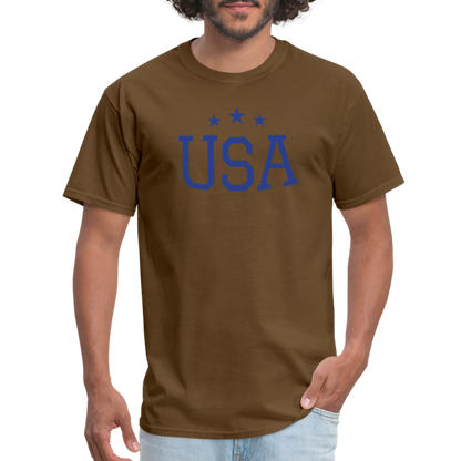 Unisex Classic T-Shirt usa shirt - brown