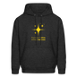 Men's Hoodie stars cant shine without darkness - charcoal grey