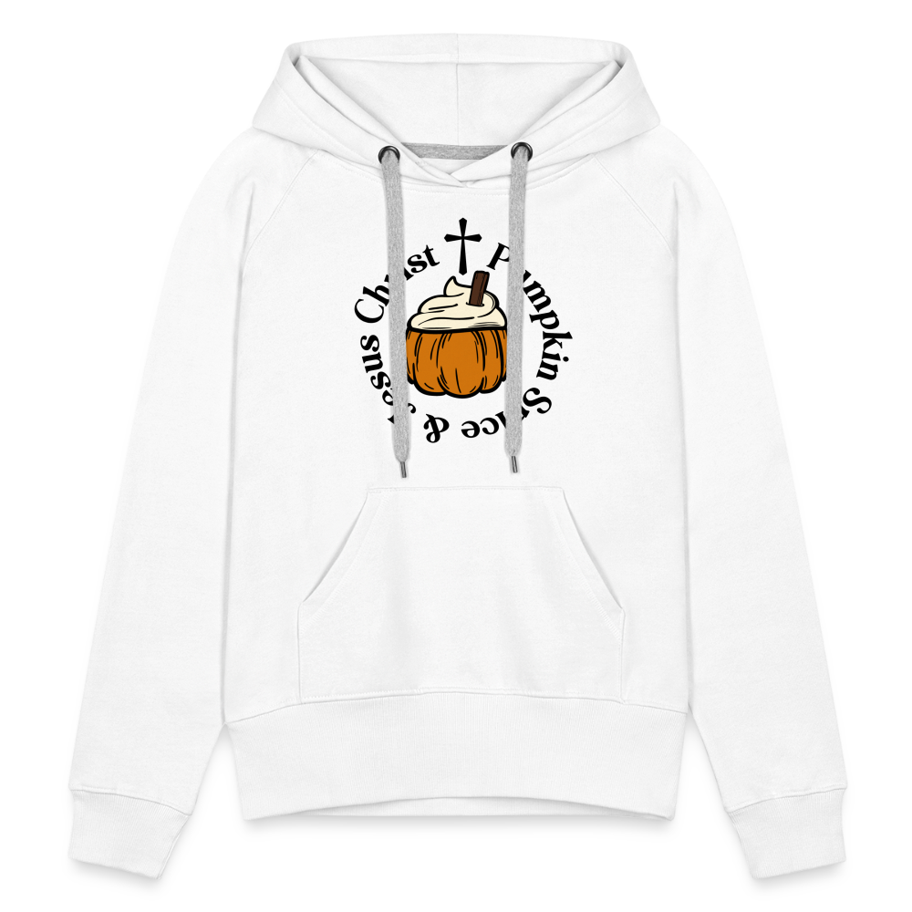 Women’s Premium Hoodie pumpkin spice hoodie - white