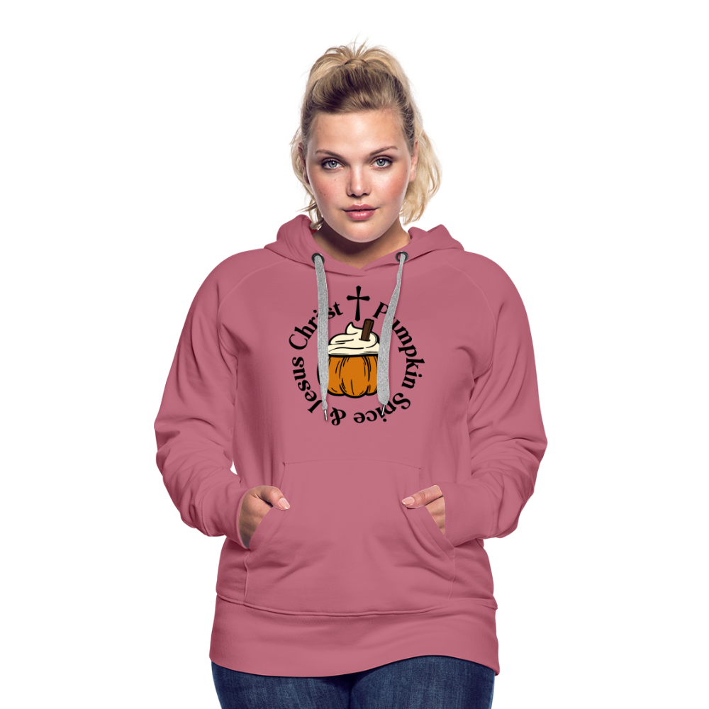 Women’s Premium Hoodie pumpkin spice hoodie - mauve