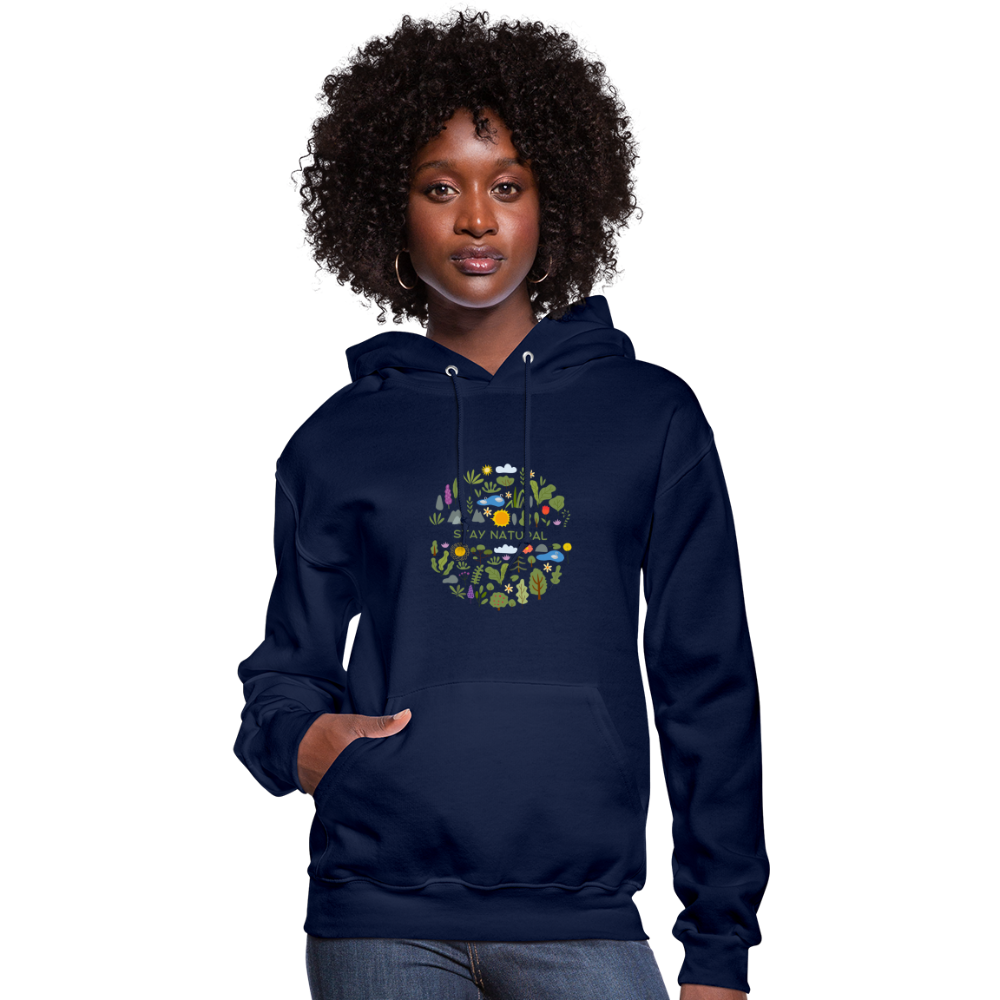 Women's Hoodie stay natural - navy