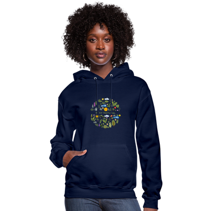 Women's Hoodie stay natural - navy