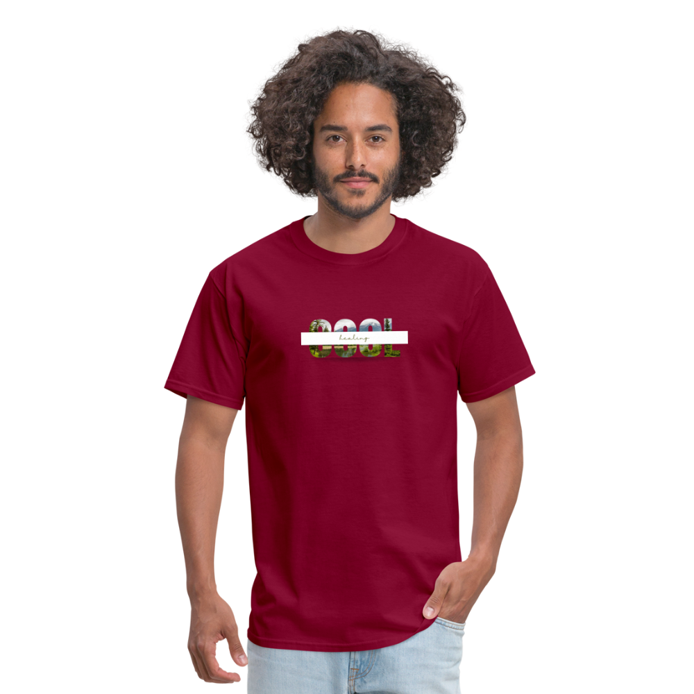 Unisex Classic T-Shirt cool healing outdoors - burgundy