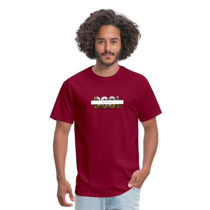 Unisex Classic T-Shirt cool healing outdoors - burgundy