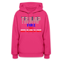 Women's Hoodie Trump Vance Hoodies Keep America safe - fuchsia