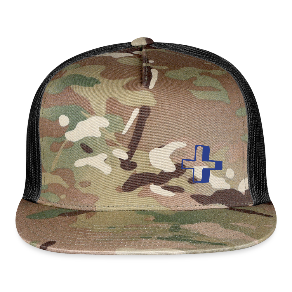 Trucker Cap cross - MultiCam\black