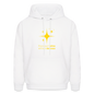 Men's Hoodie stars cant shine without darkness - white