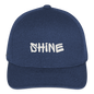 Flexfit Fitted Melange Baseball Cap Shine your Light Hat - heather navy