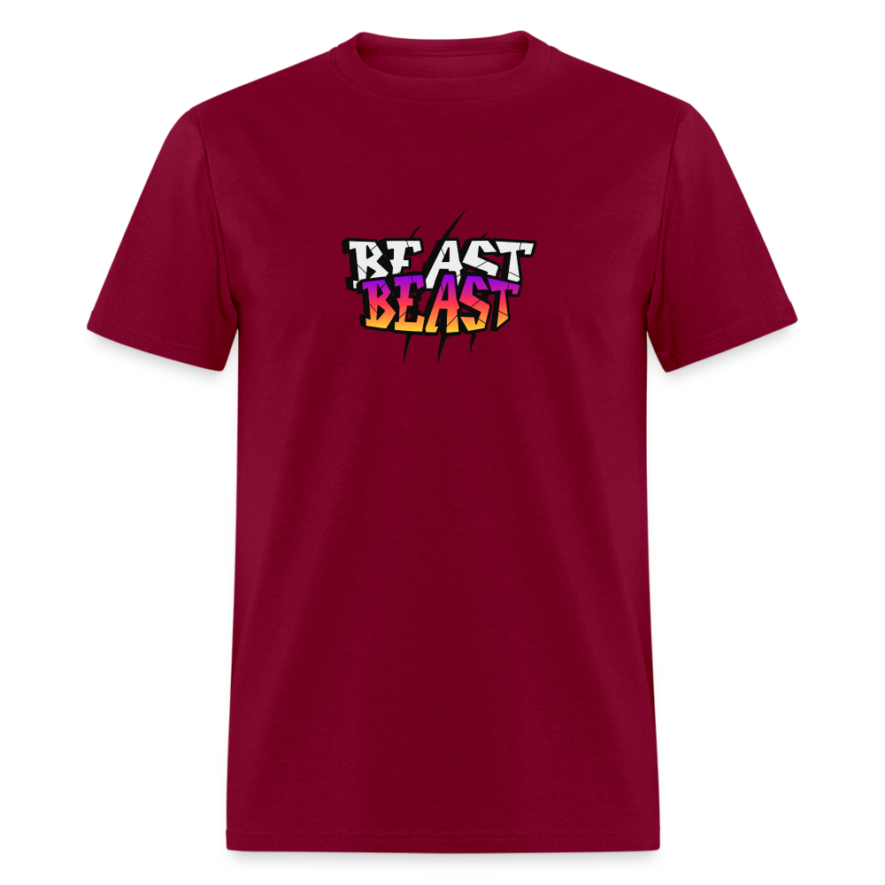 Unisex Classic T-Shirt beast workout shirt - burgundy