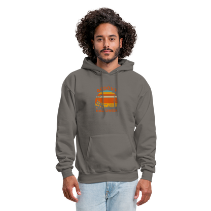 Men's Hoodie groovy halloween - asphalt gray