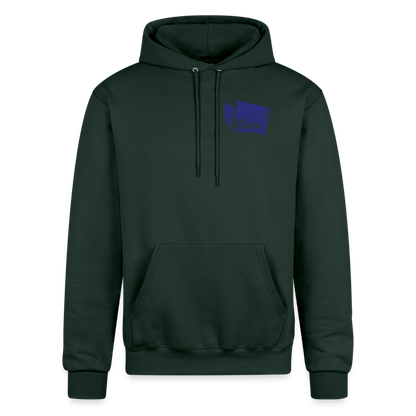 Champion Unisex Powerblend Hoodie made in Washington - Dark Green