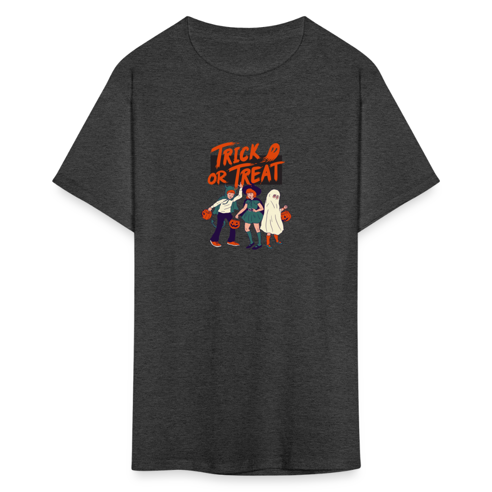 Unisex Classic T-Shirt trick or treat shirt - heather black