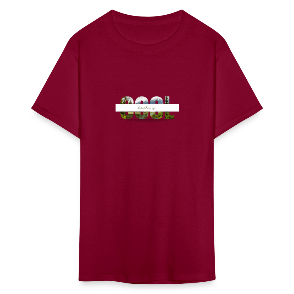 Unisex Classic T-Shirt cool healing outdoors - burgundy