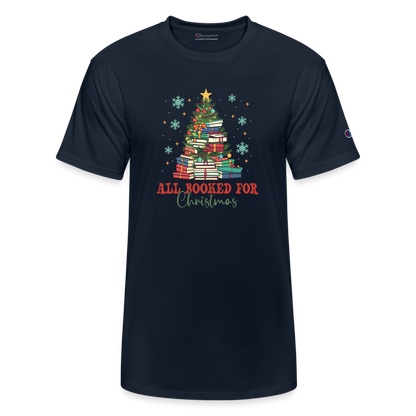 Champion Unisex T-Shirt Christmas Shirt - navy