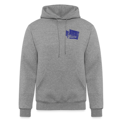 Champion Unisex Powerblend Hoodie made in Washington - heather gray