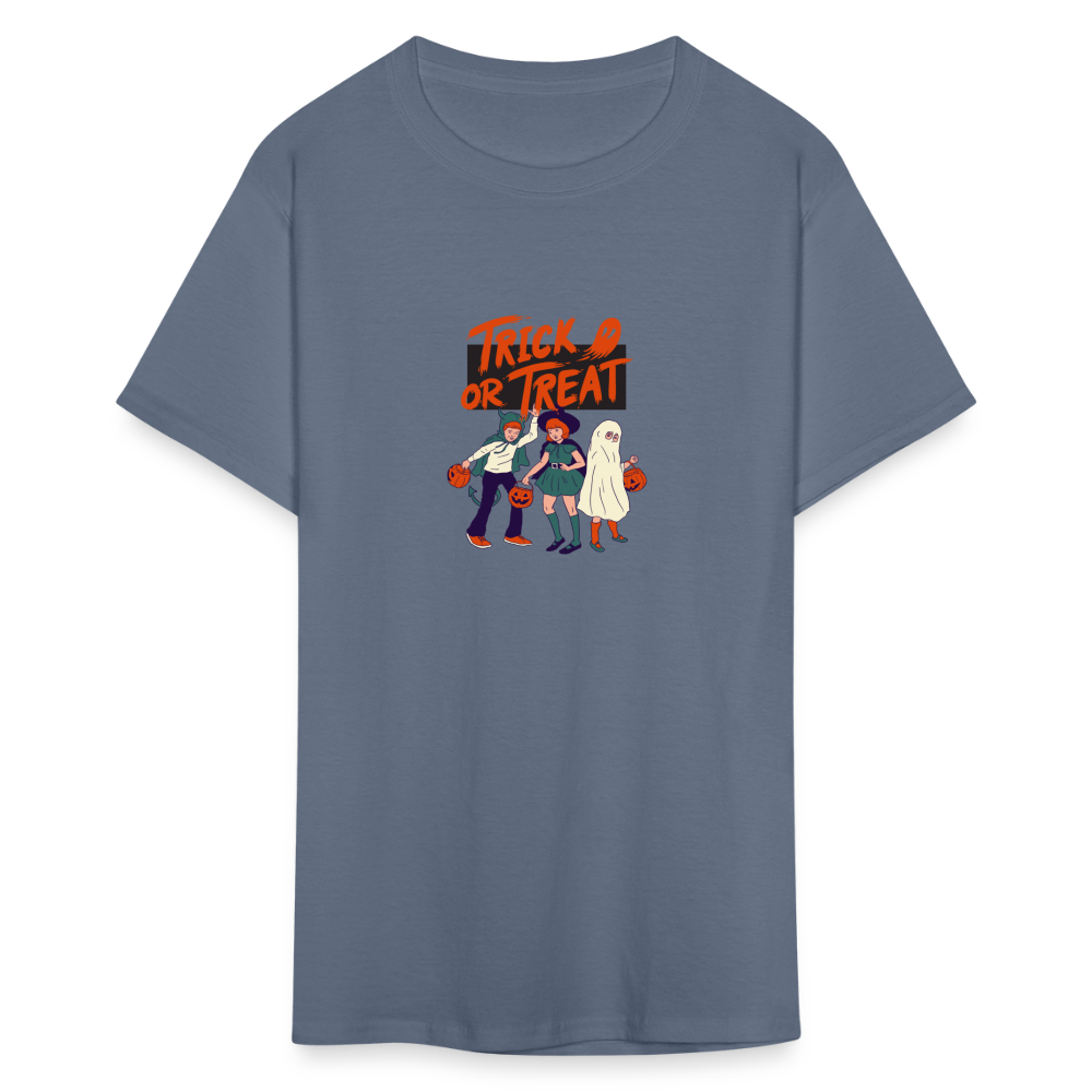 Unisex Classic T-Shirt trick or treat shirt - denim