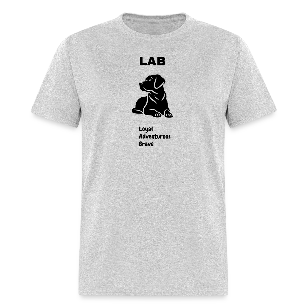 Unisex Classic T-Shirt lab dog lover shirt - heather gray