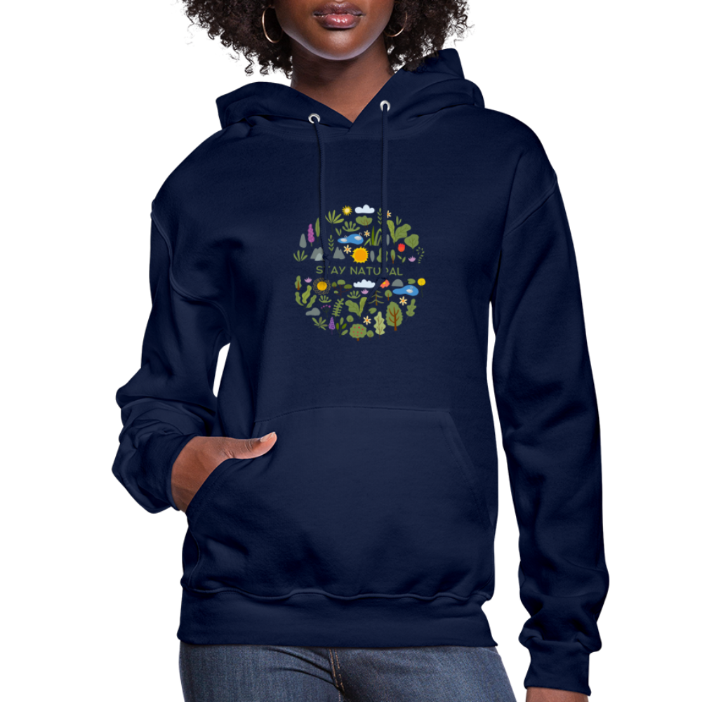 Women's Hoodie stay natural - navy