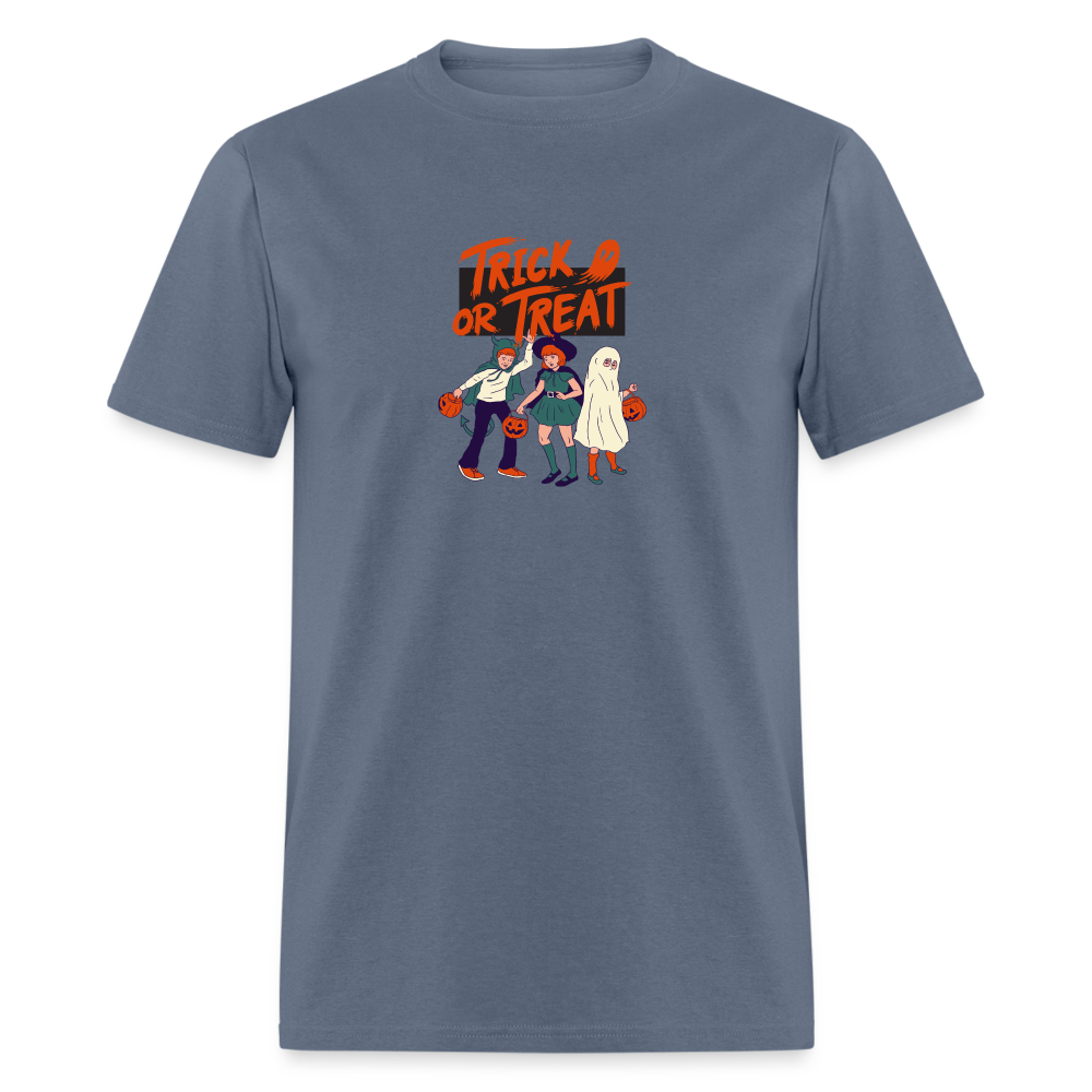 Unisex Classic T-Shirt trick or treat shirt - denim