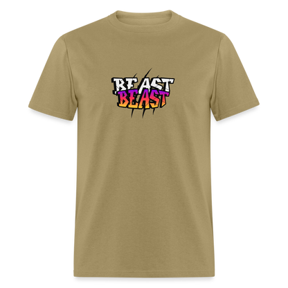 Unisex Classic T-Shirt beast workout shirt - khaki