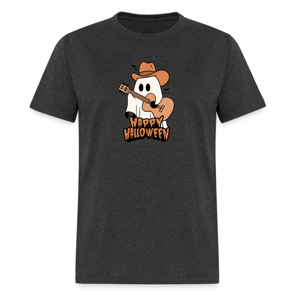 Unisex Classic T-Shirt happy halloween guitar shirt - heather black