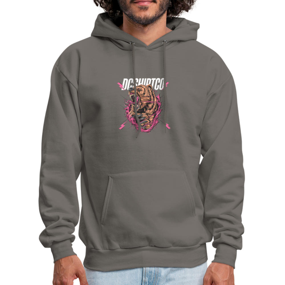 Men's Hoodie dc shirt co bear - asphalt gray