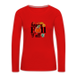 Women's Premium Long Sleeve T-Shirt happy fall yall - red